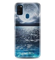 Samsung M21 M22 M23 M30 M31S M32 Kılıf Desenli Silikon Great Moon 1301