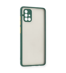 Galaxy A71 Kılıf Montreal Kapak - Yeşil