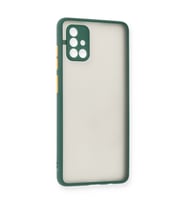 Galaxy A71 Kılıf Montreal Kapak - Yeşil