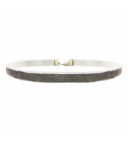Gri Renk Kadife Kadın Choker Kolye