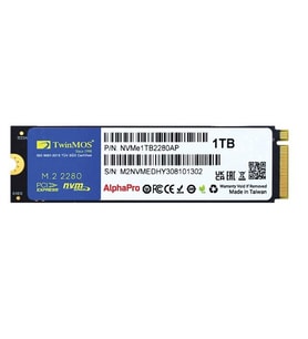 TWINMOS 1TB NV1TBG42280 7500- 6800MB/s M2 PCIe NVMe Gen4 Disk