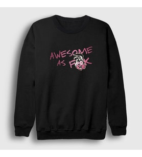Presmono Unisex Siyah Awesome Green Day Sweatshirt 55385tt