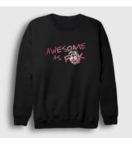 Presmono Unisex Siyah Awesome Green Day Sweatshirt 55385tt