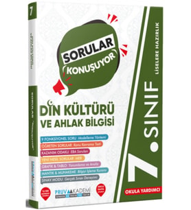 Akademi 7. Sınıf Sorular Konuşuyor Din Kültürü