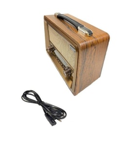 Everton Rt-810 Bluetooth, Usb/Sd/Aux/Fm 5 Band Radyo Nostalji Müzik Kutusu Büyük Boy