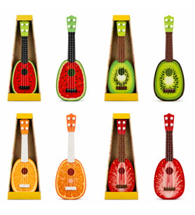 S01081920A Gitar Telli Mini Meyve Dsn 35CM 4A-