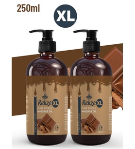 Rekze 2 Adet Yenilebilir Erotik Büyük Boy Cıkolata Masaj Yagı 250 Ml
