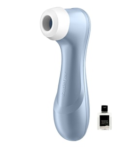 Pro 2 Blue Farklı Modlara Sahip Klitoris Emici Şarjlı Air Pulse Vibratör+Jel