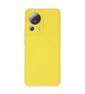 Xiaomi Mi 13 Lite Kılıf Nano İçi Kadife Silikon - Sarı
