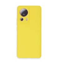 Xiaomi Mi 13 Lite Kılıf Nano İçi Kadife Silikon - Sarı