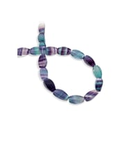 Florit Doğal Taş Burgu Arpa Kesim 16x8mm Dizi