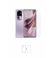 Oppo Reno 10 Pro Plus Full 360 Derece Kaplayan Ön-Arka-Yan Tam Yüzey Kaplama Poliüretan Film