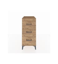Kronos Komodin 3 Çekmeceli 44x59x96 Çam-Çam