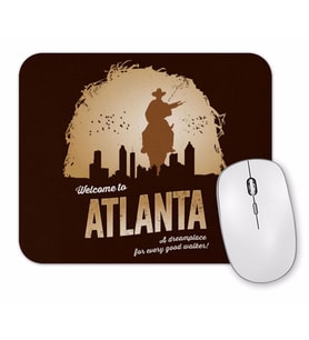 The Walking Dead Welcome To Atlanta Mouse Pad