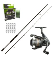 Okuma Revenger 25 - Remixon Double Black 240cm Spin Olta Seti (Renksiz)