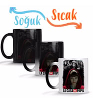 La Casa De Papel Sihirli Kupa Bardak Porselen