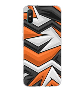 Xiaomi Redmi 9A Uyumlu Kapak Grafiti Tasarımlı Şeffaf Silikon Kılıf