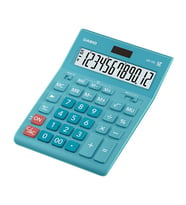 Casio GR-12C-LB 12 Hane Mavi Masa Üstü Hesap Makinesi