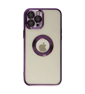 Apple iPhone 12 Pro Kılıf Slot Silikon - Mor