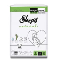 Sleepy Natural Bebek Bezi Junior 5 No 80 li