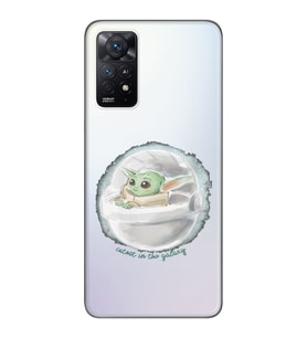 Redmi Note 12 Pro 4G Uyumlu Yoda Tasarımlı Şeffaf Telefon Kılıfı