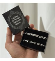 İsim Yazılı Bileklik ve Zincir Set Kombin - Bileğinde İsmimi Taşımalısın Sevgilim