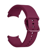 Microsonic Samsung Galaxy Watch 4 Classic 46mm Kordon Solid Silicone Band Mürdüm