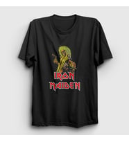 Presmono Unisex Siyah Eddie Iron Maiden T-Shirt 85620tt