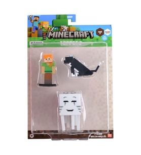 Minecraft 3D Toppeez 3'lü Figür Seti Seri-2 Model 6 PMI/MC2220