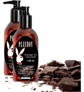 Playboy Playboy Chocolate Massage Oil 2 Adet Çikolata Aromalı Vücut Masaj Yağı