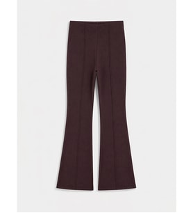 LCW Modest Bordo Dar Fit İspanyol Paça Kadın Pantolon