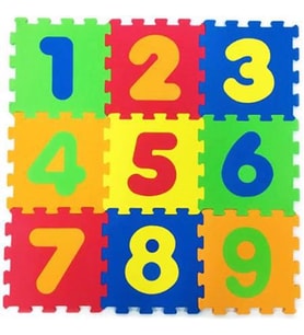 ToruToys  Eva Eğitici Yer Karosu 9 Parça