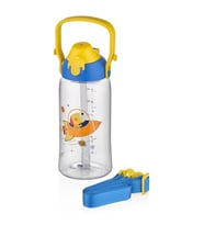 UZSPACE TRITAN PİPETLİ MATARA 2202 680 ML GALACTIC BLUE