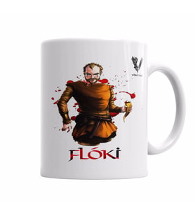 FLOKI BLACK Kupa Bardak Porselen