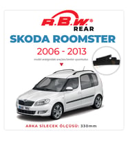 RBW Arka Silecek Skoda Roomster 2006-2013 ile uyumlu (Siyah)