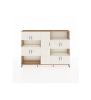 Arges Dolap 10 Raflı 9 Kapaklı 220x30x163 Çam-Aytaşı