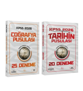 CBA Akademi 2026 KPSS Coğrafyanın ve Tarihin Pusulası Deneme Seti 2 Kitap