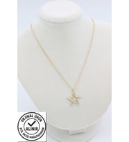 STİL İNCİSİ/XUPING JEWELRY YILDIZ ZİRKON TAŞLI KOLYE (Altın)