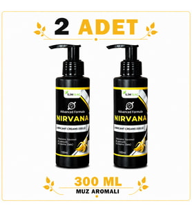 Muz Aromalı Kayganlaştırıcı Jel 2 Adet 300 ml – Lubricant Gel Krem