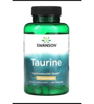 Swanson, Taurine, 500 mg, 100 Capsules. Usa Version.3826 (Renksiz)
