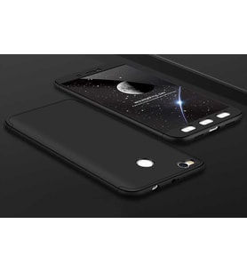 Xiaomi Redmi 4x Kılıf Zore Ays Full Koruma Kılıf (Siyah)