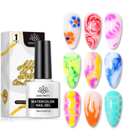 Born Pretty 10 ml Şeffaf renk Watercolor (Suluboya) Efekt Tırnak jeli (56002)