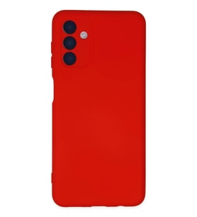 Galaxy A04S Kılıf Nano içi Kadife Silikon - Kırmızı