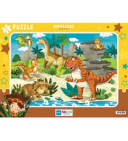 Blue Focus Dinosaurs (Dinozorlar) - Puzzle 72 Parça