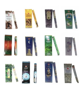Hem 12 paket toplam 240 adet çubuk tütsü