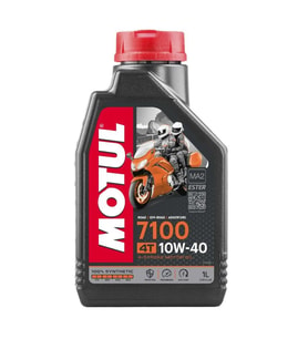 Motul 7100 10W-40 4T Tam Sentetik Motosiklet Motor Yağ 1 L