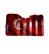 GUNESLIK ON CAM KARTON 40X170CM TURK BAYRAK