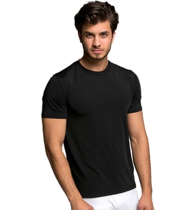 Thermoform Microfiber Kısa Kol Fanila SİYAH