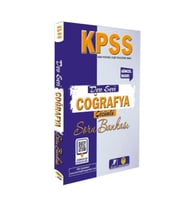 Tasarı Yayınları KPSS Dev Seri Coğrafya Soru Bankası