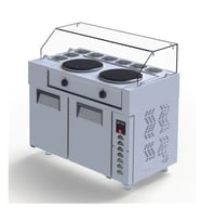 Iceinox Krep Buzdolabı 330 Lt 430 Çelik  Kaliteli (Gri)